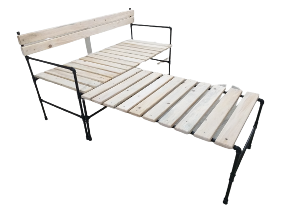 Decorative Solid Wood Corner Seating Group