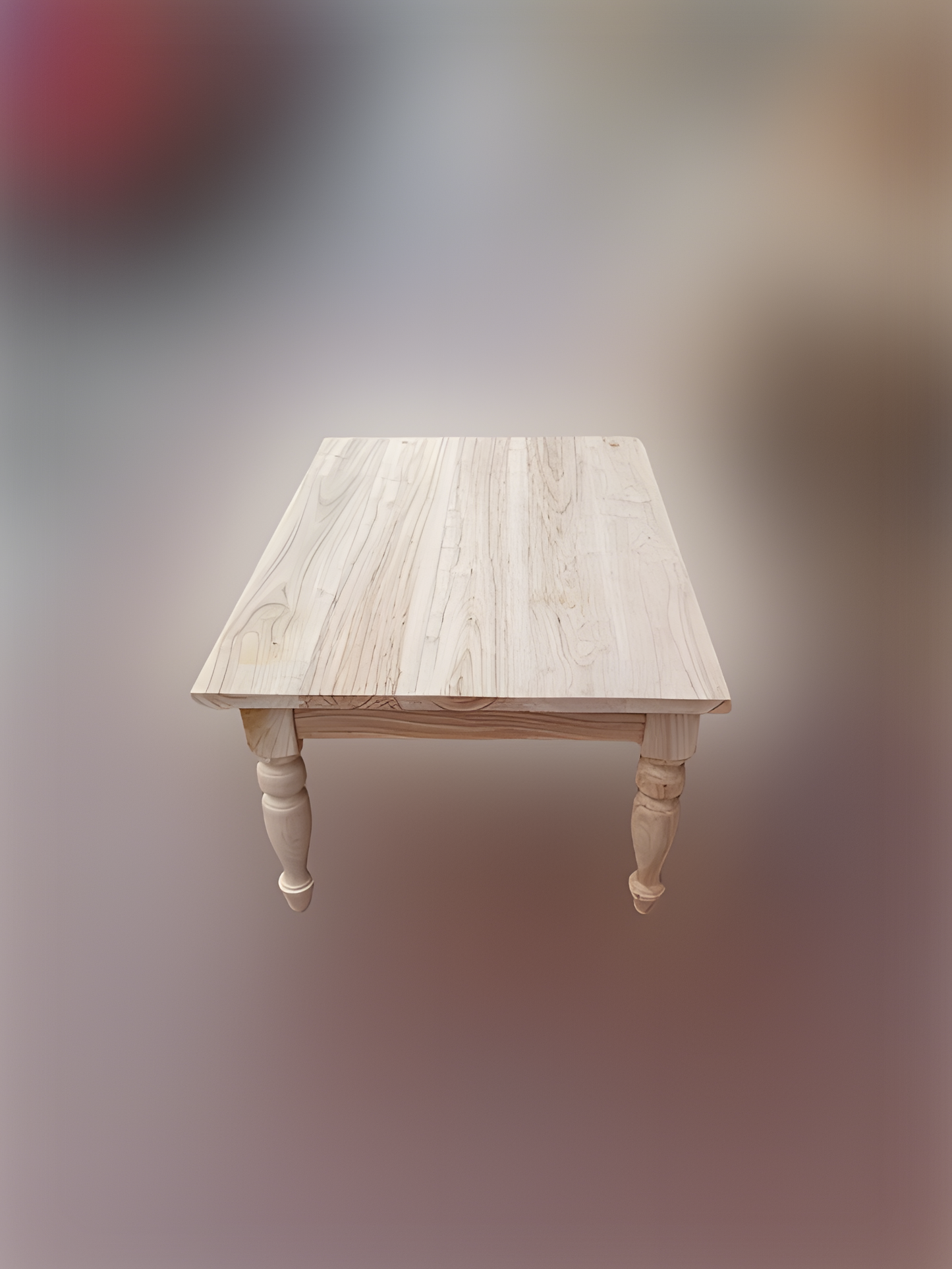 Rustic Solid Wood Coffee Table – Dining Table Handmade Farmhouse Style