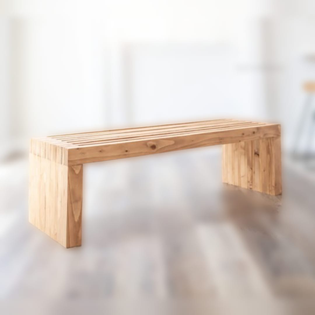 Wooden Bench Seat Kitchen / Hallway Chair