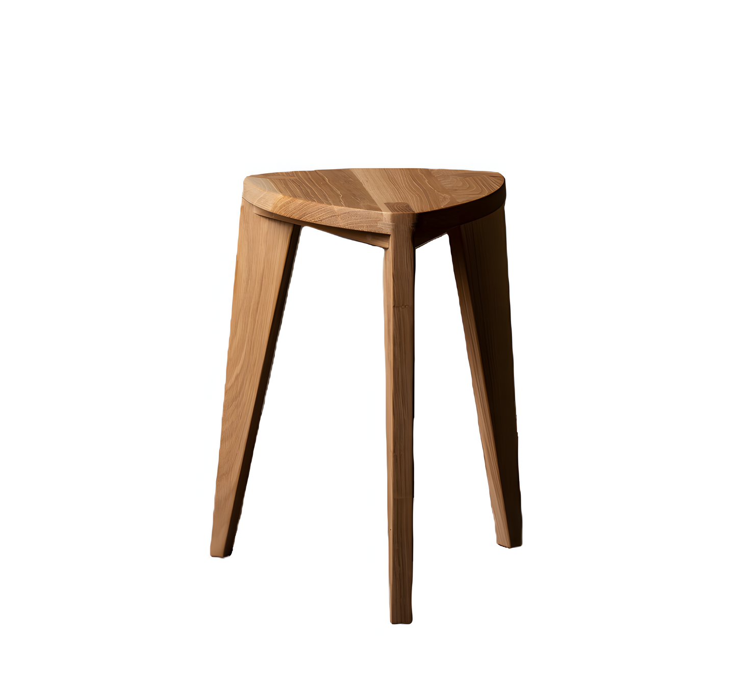 Rustic Wooden Stool – Handmade Small Bench, Solid Wood Farmhouse Tabouret, Minimalist Decor Seat