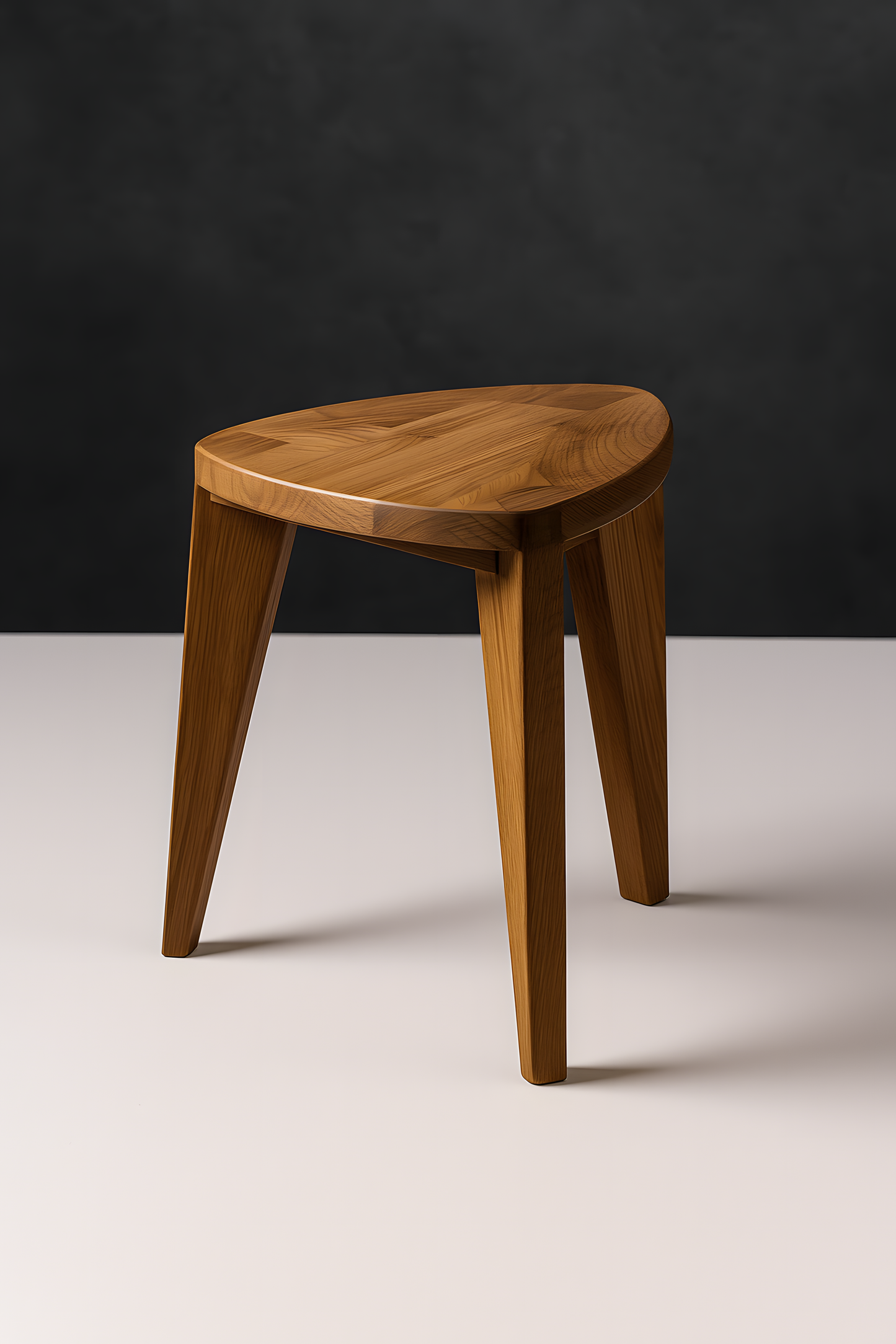 Rustic Wooden Stool – Handmade Small Bench, Solid Wood Farmhouse Tabouret, Minimalist Decor Seat