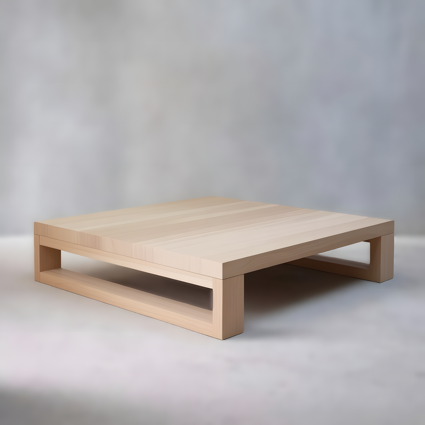 Minimalist Solid Wood Bench & Coffee Table – Handmade Multi-Purpose Natural Furniture