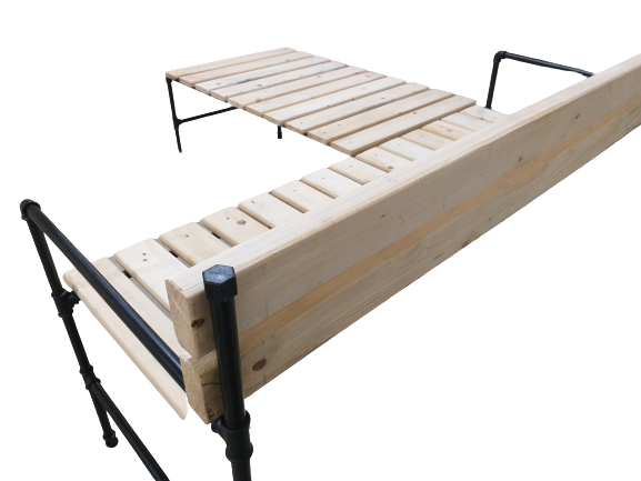 Decorative Solid Wood Corner Seating Group